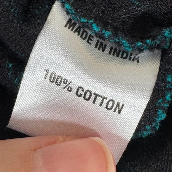 Komil Teal Green Black Sweater Womens XL Lagenlook Oversized Slouchy Artsy - Picture 3 of 10